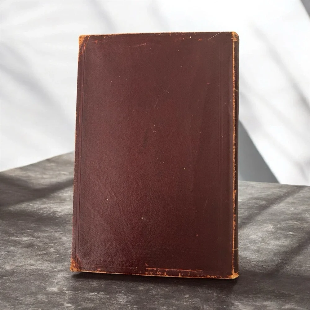 Vintage‎ 1923 leather bound law book Annotated Forms of Agreement Prentice-Hall